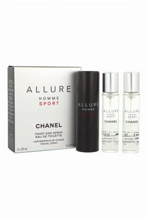 Zestaw Chanel Allure Homme Sport Edt 3x20ml Refill