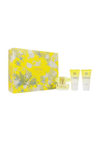 versace yellow diamond woda toaletowa 50 ml   zestaw  