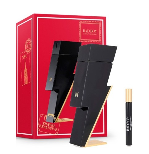 carolina herrera bad boy woda toaletowa 100 ml   zestaw  