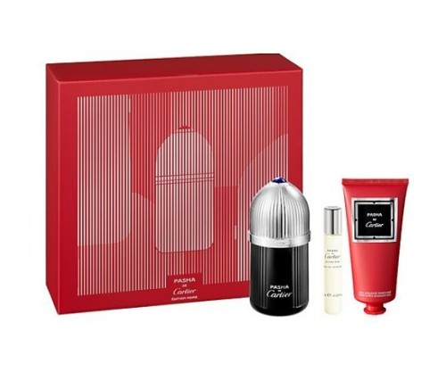 cartier pasha de cartier edition noire woda toaletowa 100 ml   zestaw  
