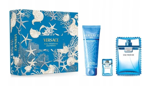 versace versace man eau fraiche woda toaletowa 100 ml   zestaw  