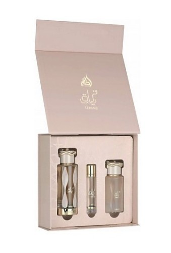 lattafa teriaq woda perfumowana 100 ml   zestaw  
