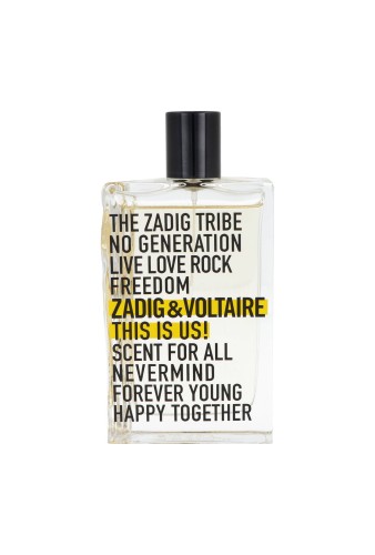 zadig & voltaire this is us! woda toaletowa unisex 100 ml  tester   
