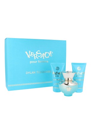 Zestaw Versace Dylan Turquoise Edt 50ml + Body Gel 50ml + Shower Gel 50ml